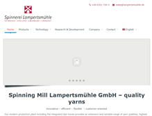 Tablet Screenshot of lampertsmuehle.de
